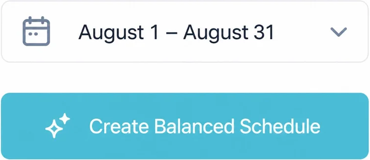 Build schedules